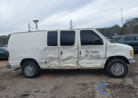 1996 Ford Econoline E250 Van z USA, uszkodzony, nr VIN 1FTFE24H3THA01785